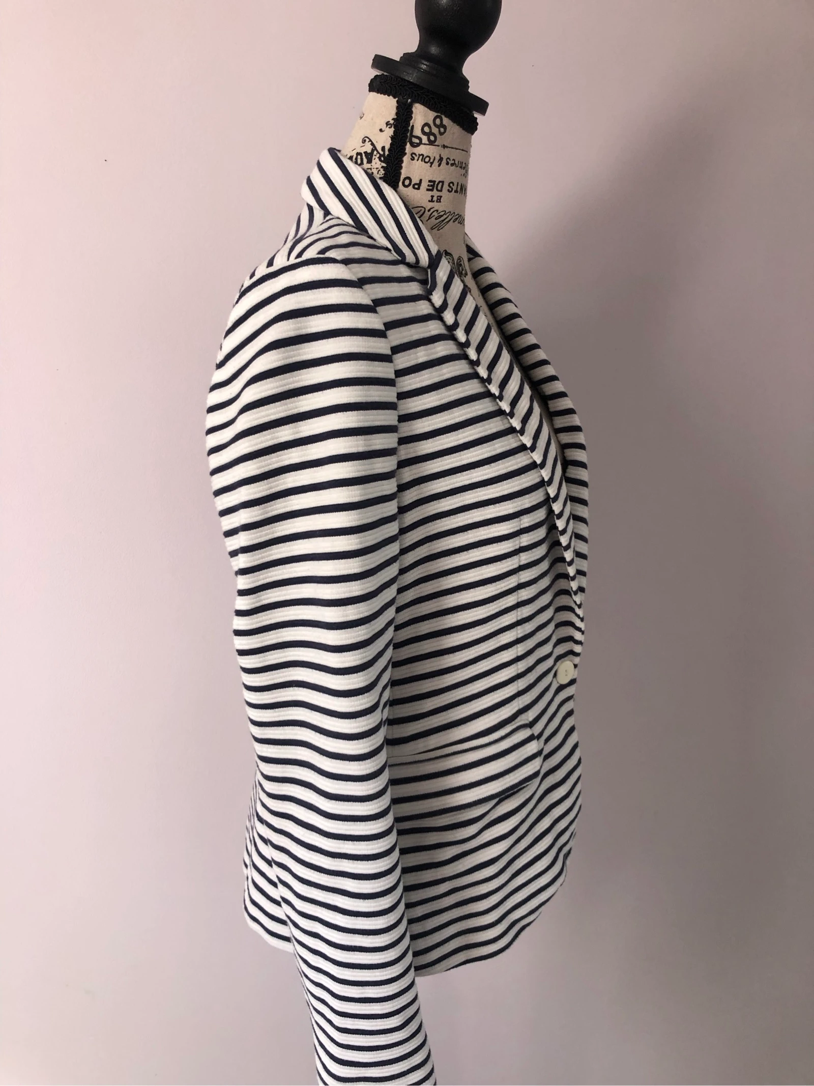 💙 Blazer a rayas azul marino y blanco – Camaïeu – Tamaño estimado S/M – Muy buen estado – photo 7